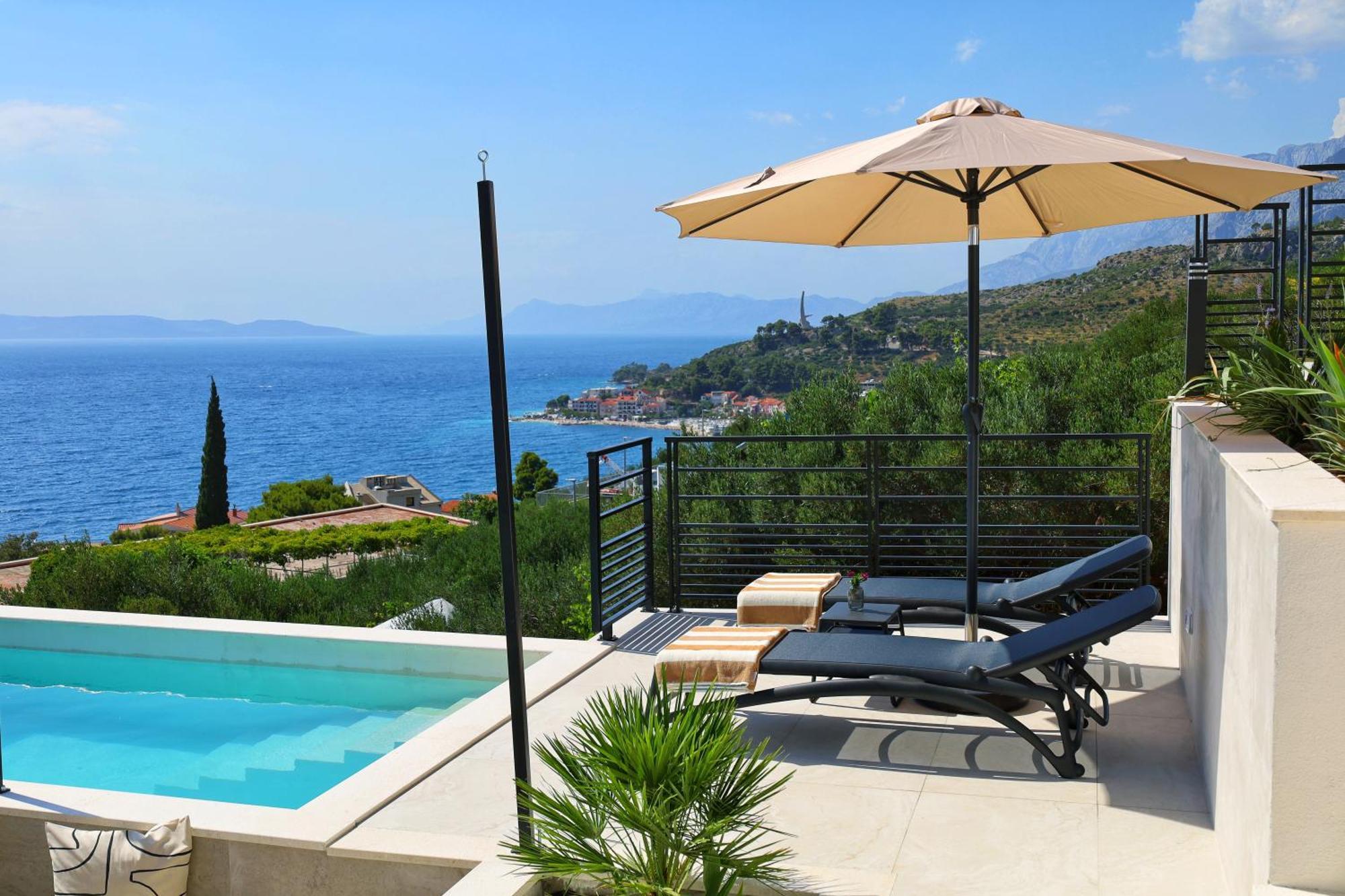 Luxury Holiday Home Dioniz Podgora Bagian luar foto